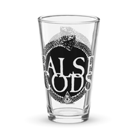False Gods "Snake Logo" Pint Glass - Mainstay Entertainment