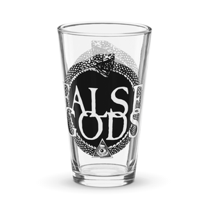 False Gods "Snake Logo" Pint Glass - Mainstay Entertainment