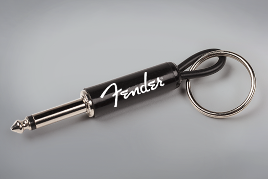 Fender "Logo" Guitar Plug Keychain - Mainstay Entertainment