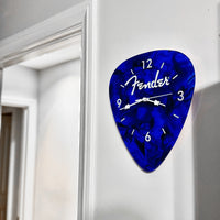Fender Guitar Pick Wall Clock x Blue Pluginz Keychains