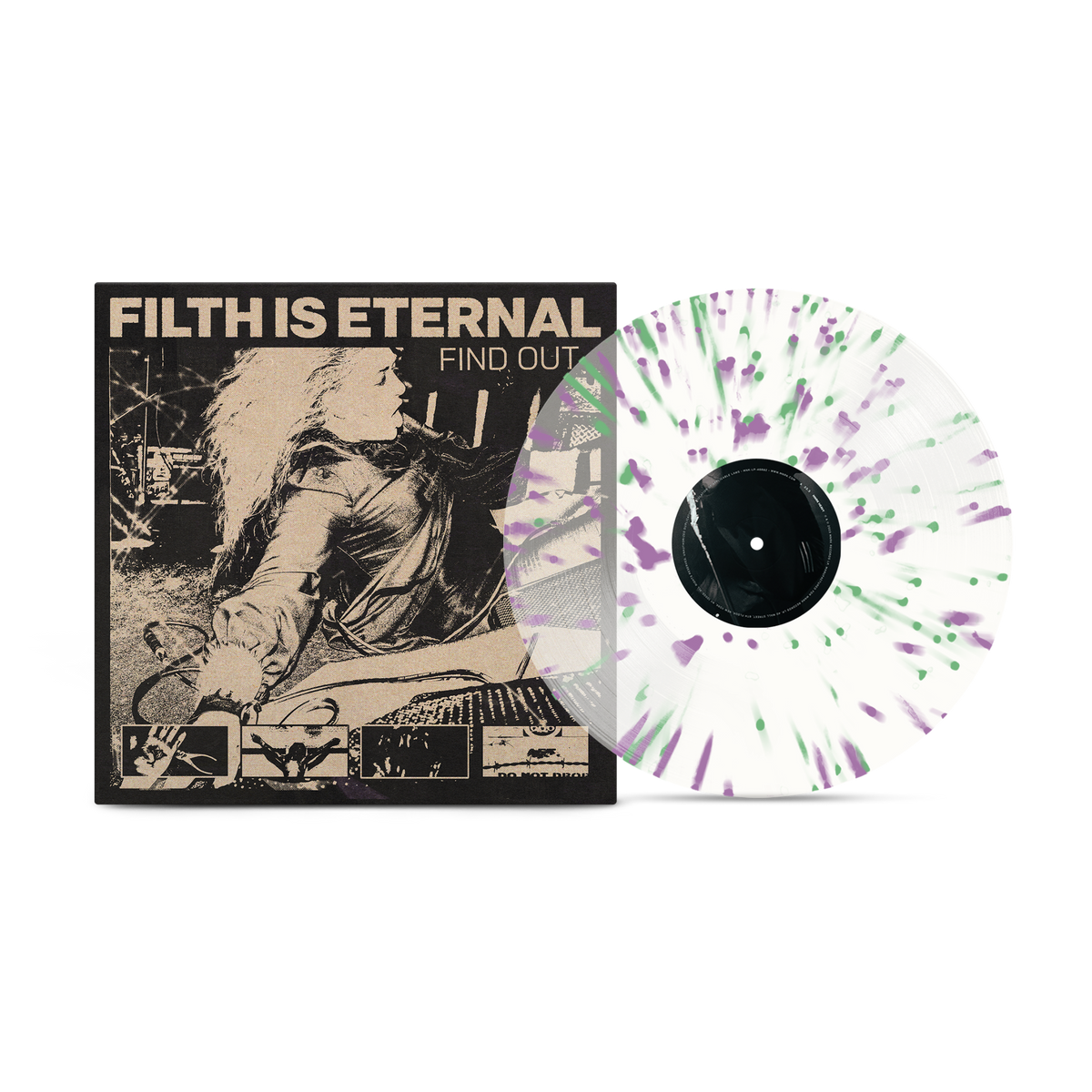 Filth Is Eternal - Find Out Spring Green & Violet Splatter Vinyl MNRK Heavy