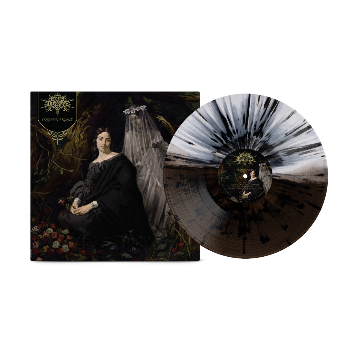 Fires In the Distance - Circadian Promise on Black Ice & White with Black Splatter Vinyl Prosthetic Records