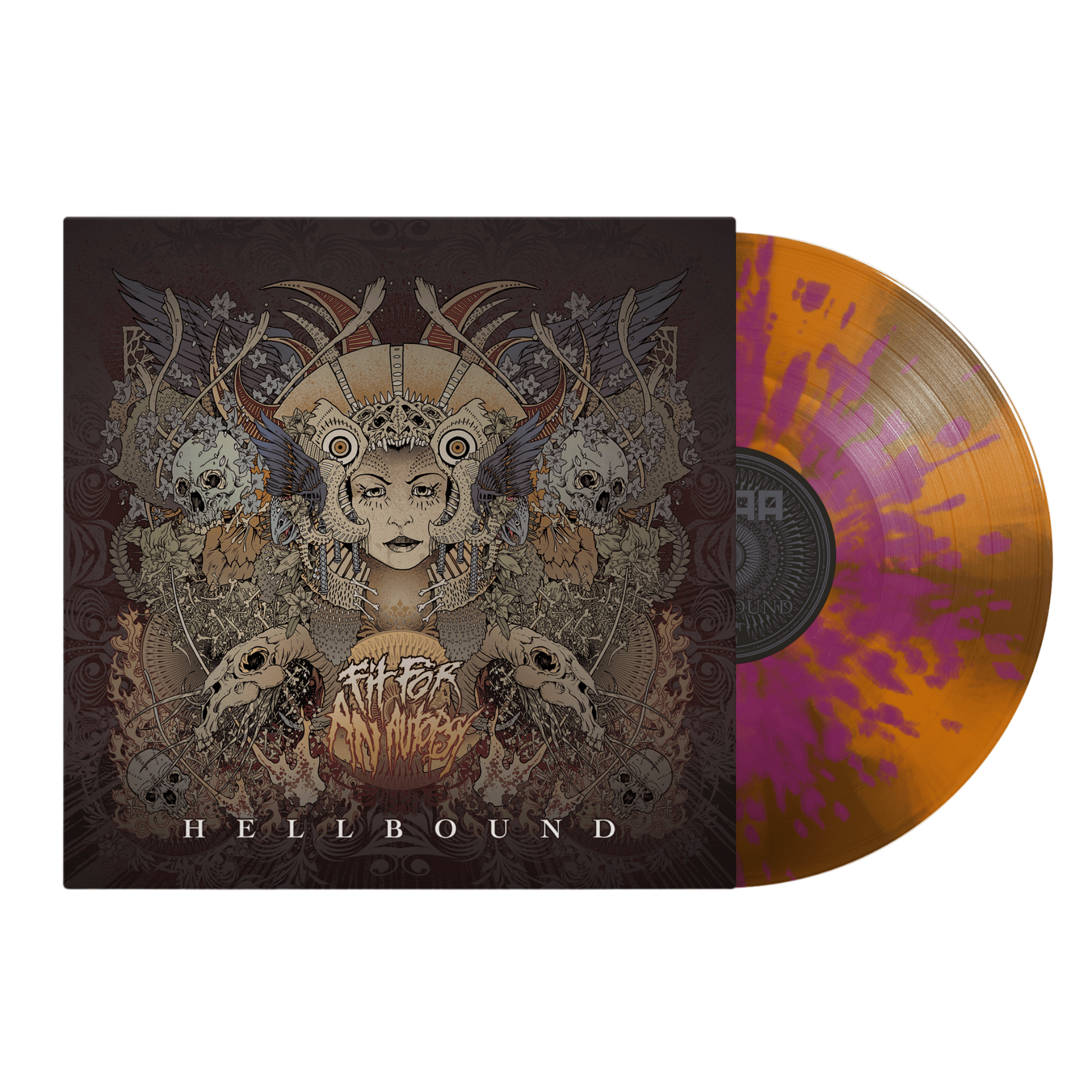 Fit For An Autopsy "Hellbound" Pinwheel Splatter Vinyl