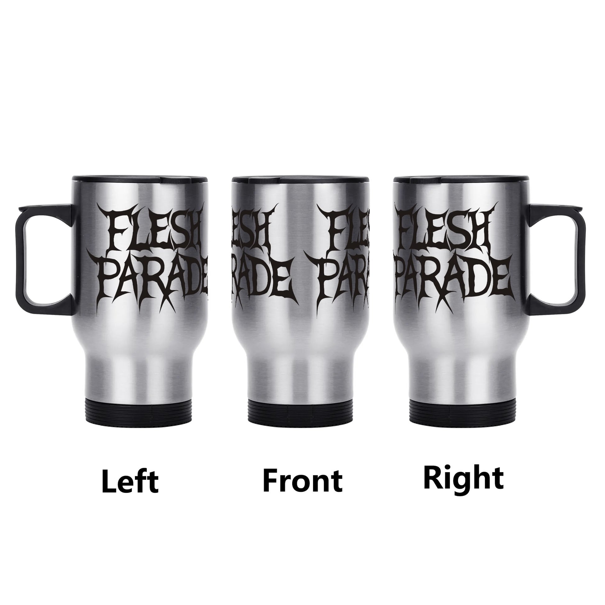 Flesh Parade "Classic Logo" 14 oz. Travel Mug - Mainstay Entertainment