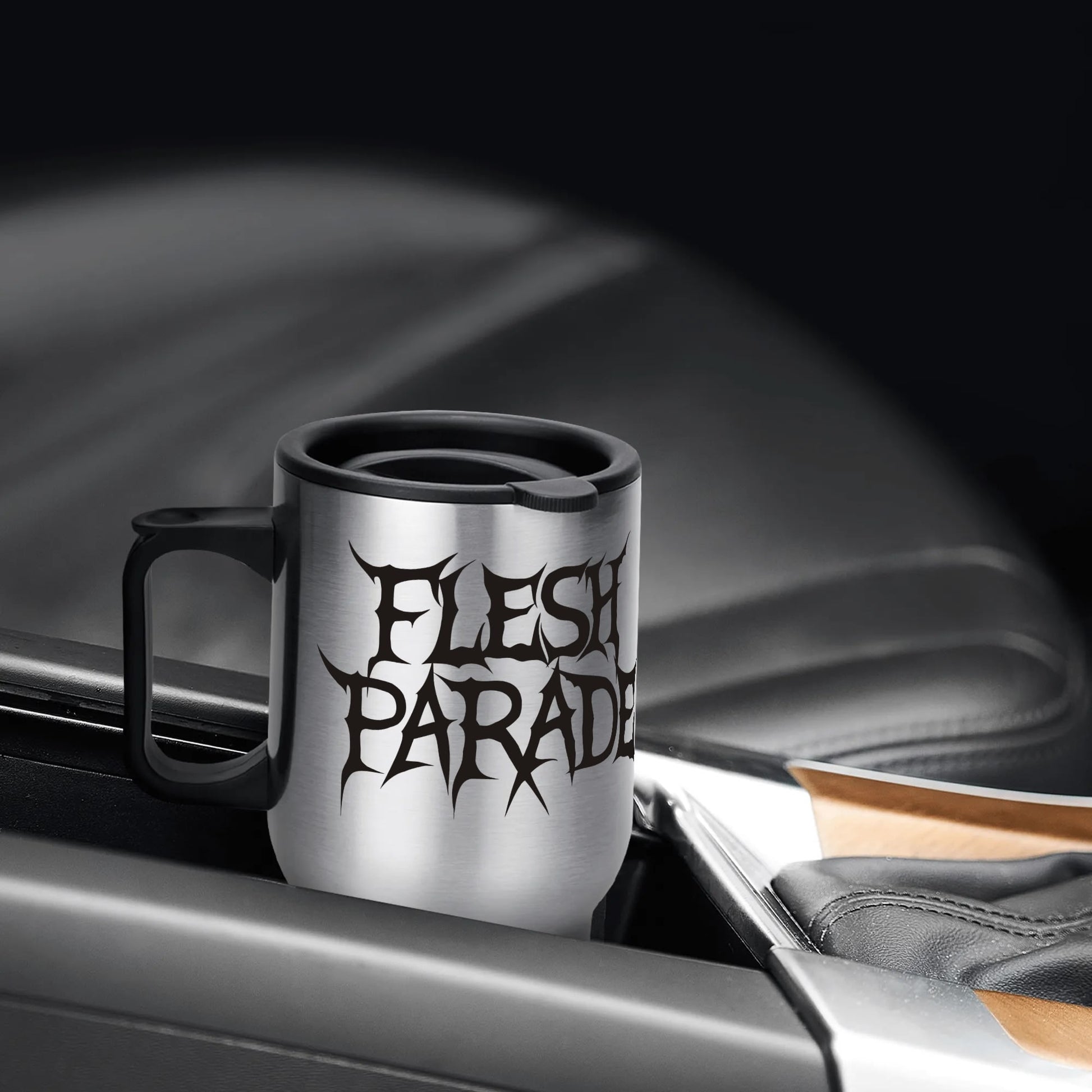 Flesh Parade "Classic Logo" 14 oz. Travel Mug - Mainstay Entertainment