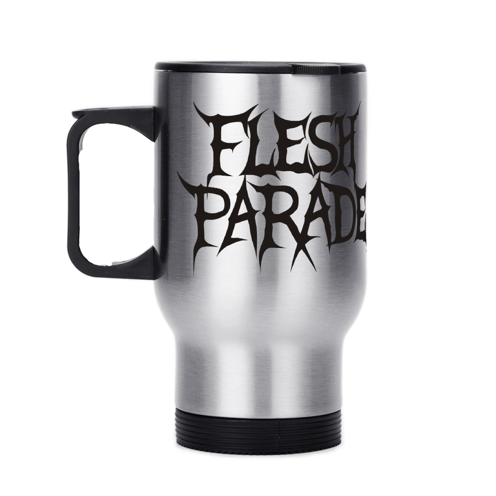 Flesh Parade "Classic Logo" 14 oz. Travel Mug - Mainstay Entertainment