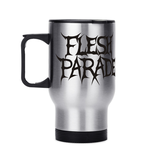 Flesh Parade "Classic Logo" 14 oz. Travel Mug - Mainstay Entertainment