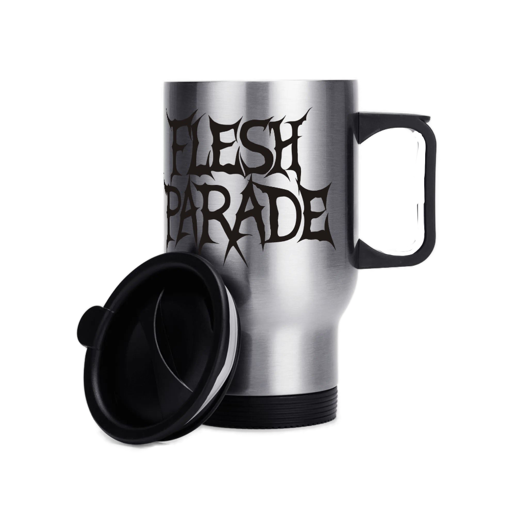Flesh Parade "Classic Logo" 14 oz. Travel Mug - Mainstay Entertainment