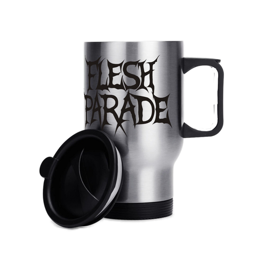 Flesh Parade "Classic Logo" 14 oz. Travel Mug - Mainstay Entertainment