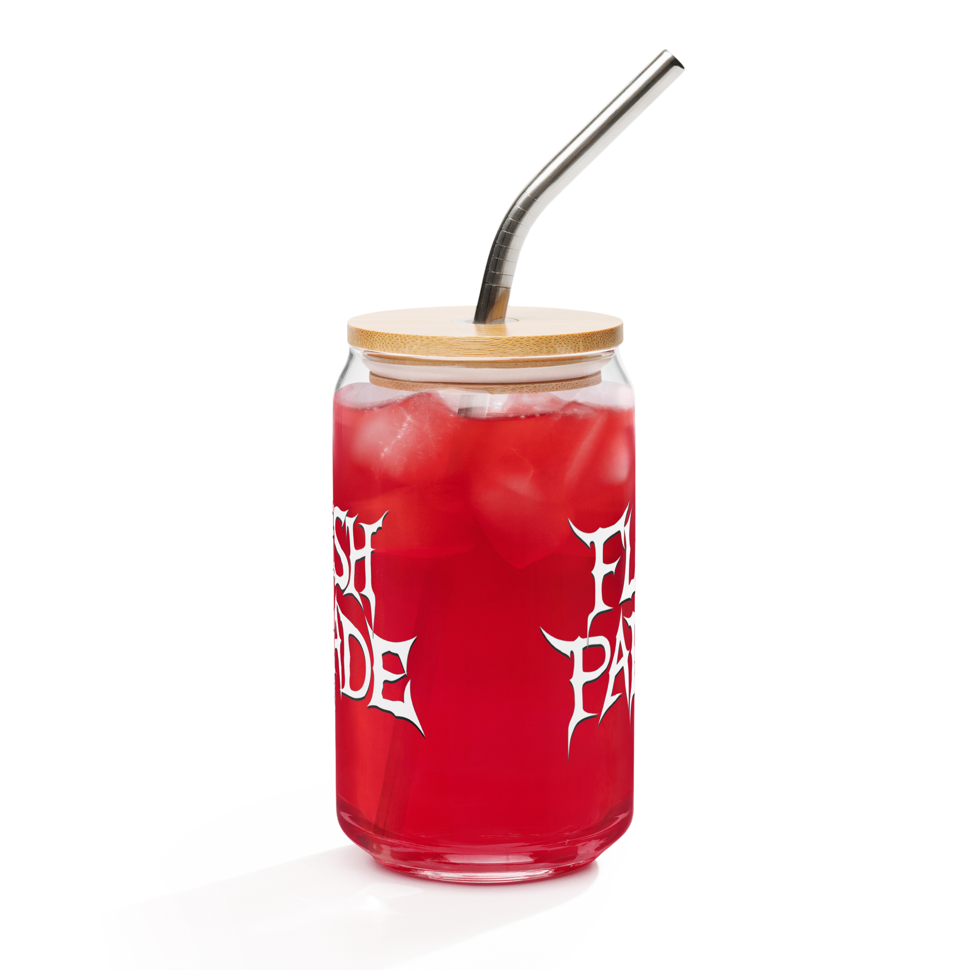Flesh Parade "Classic Logo" Can-Shaped Glass - Mainstay Entertainment
