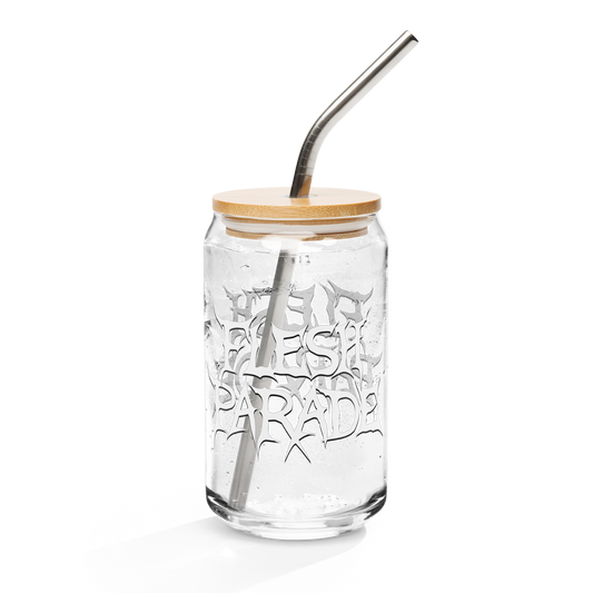 Flesh Parade "Classic Logo" Can-Shaped Glass - Mainstay Entertainment