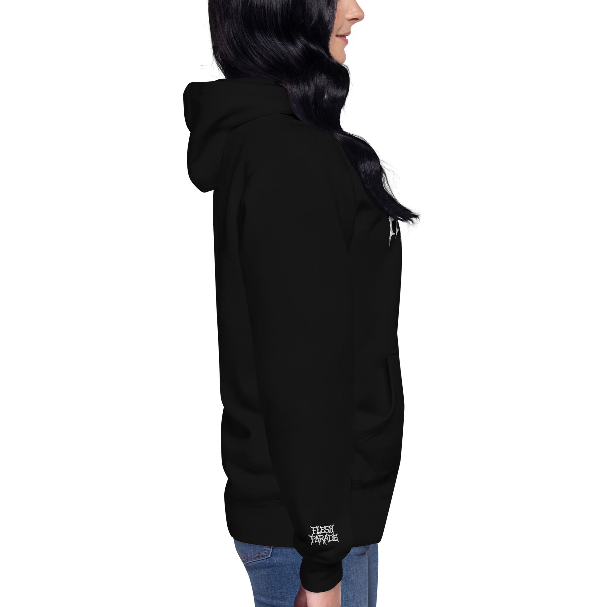 Flesh Parade "Classic Logo" Embroidered Pullover Hoodie - Mainstay Entertainment