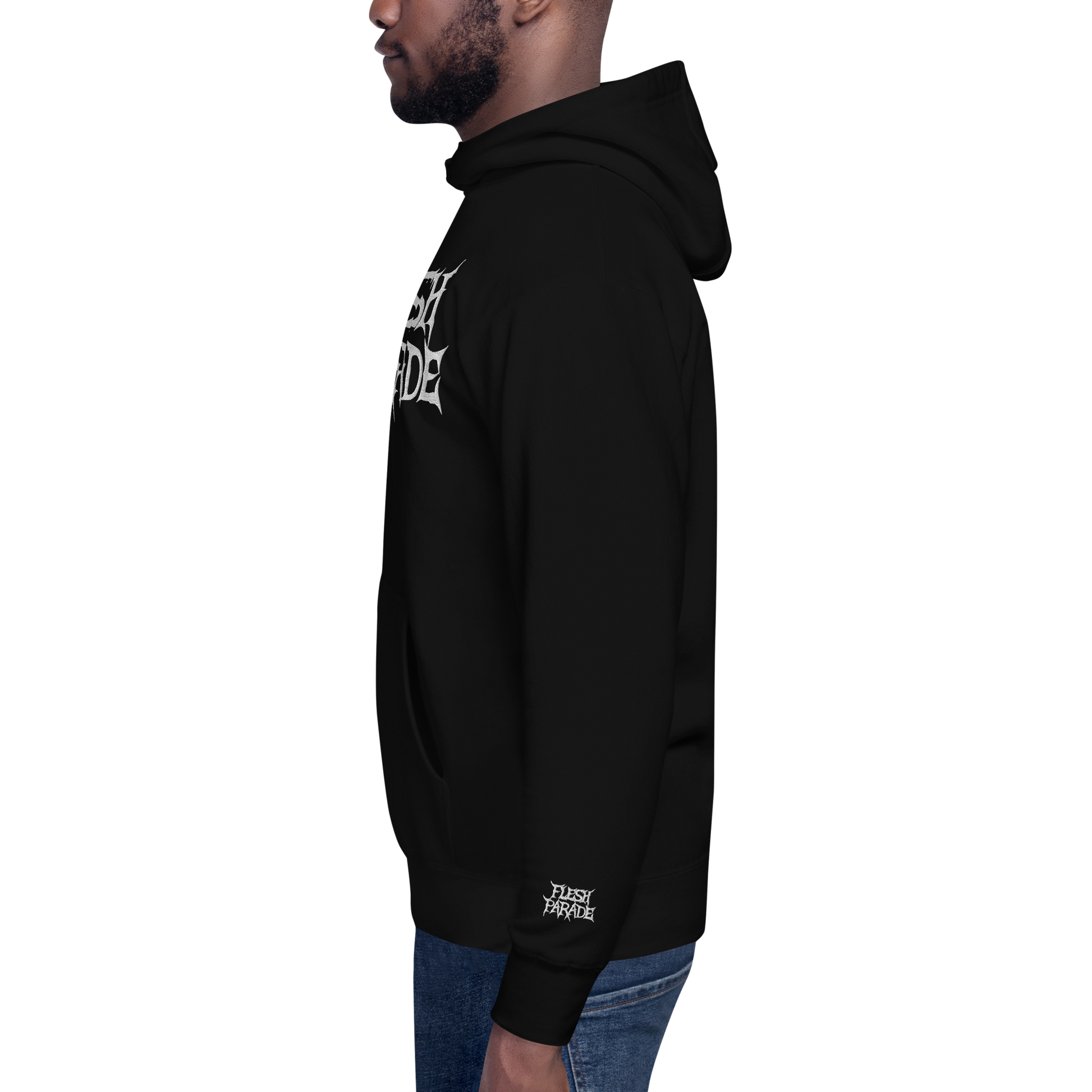 Flesh Parade "Classic Logo" Embroidered Pullover Hoodie - Mainstay Entertainment