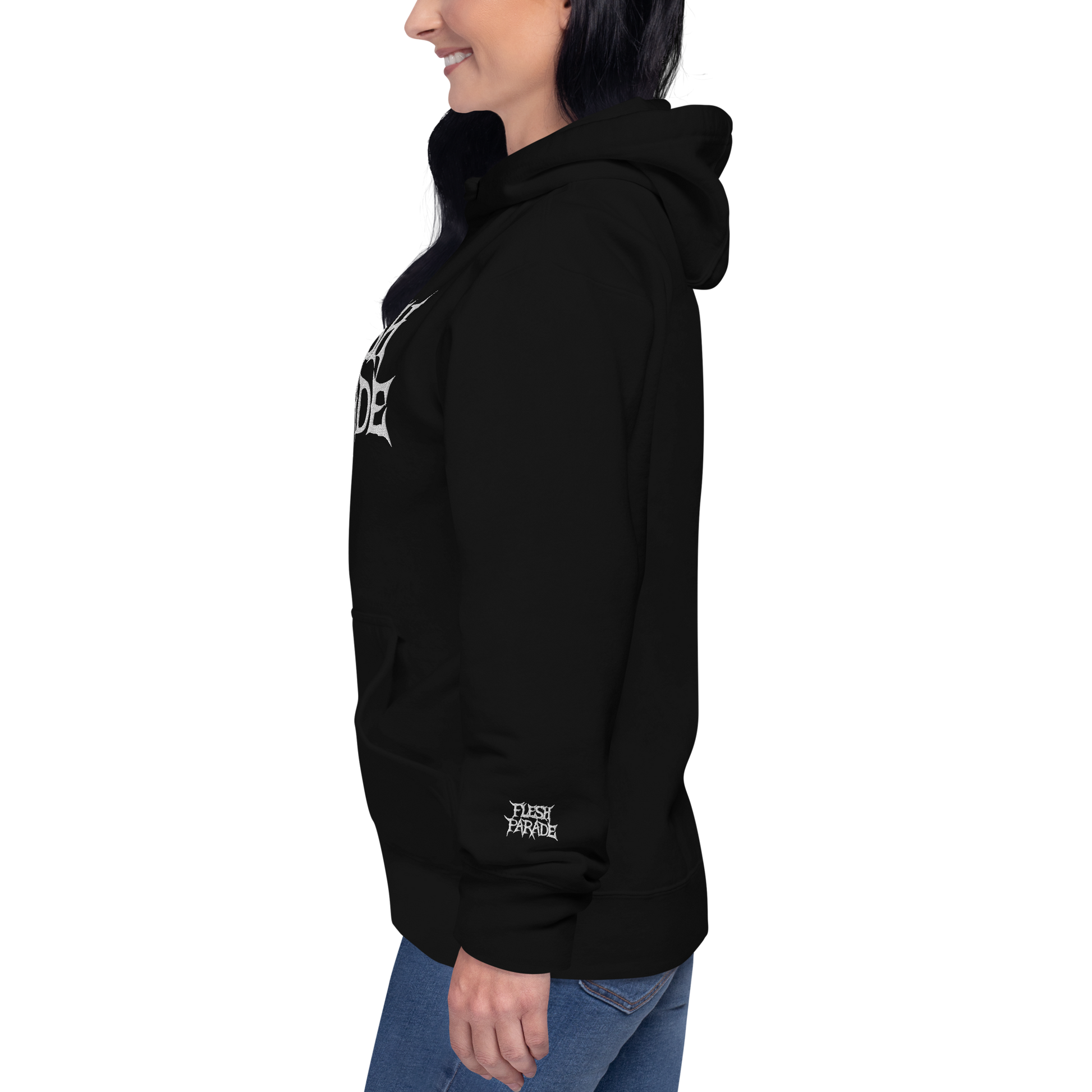 Flesh Parade "Classic Logo" Embroidered Pullover Hoodie - Mainstay Entertainment