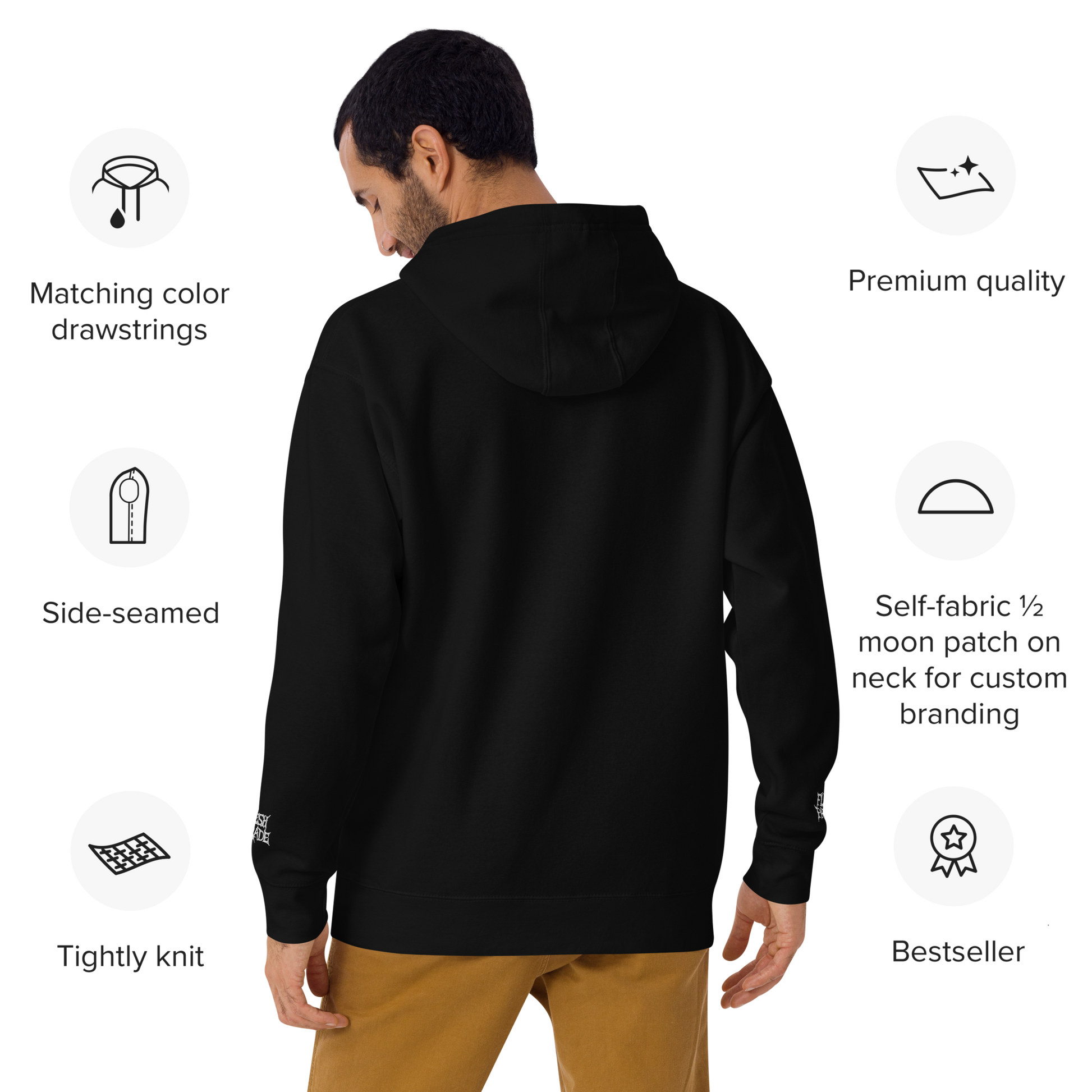 Flesh Parade "Classic Logo" Embroidered Pullover Hoodie - Mainstay Entertainment