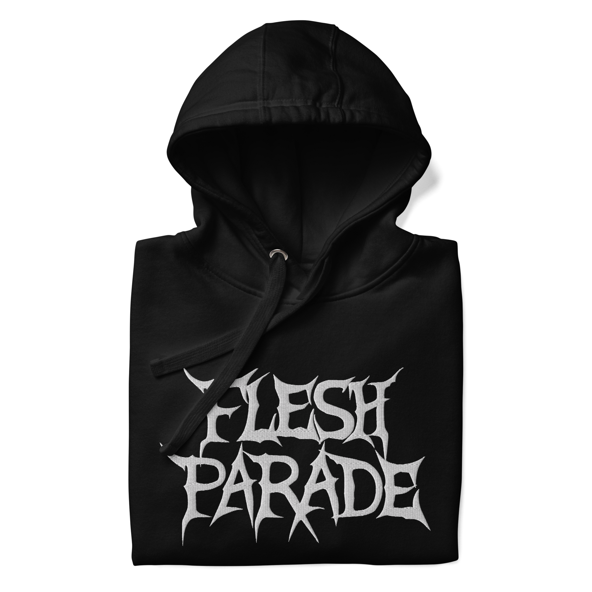 Flesh Parade "Classic Logo" Embroidered Pullover Hoodie - Mainstay Entertainment