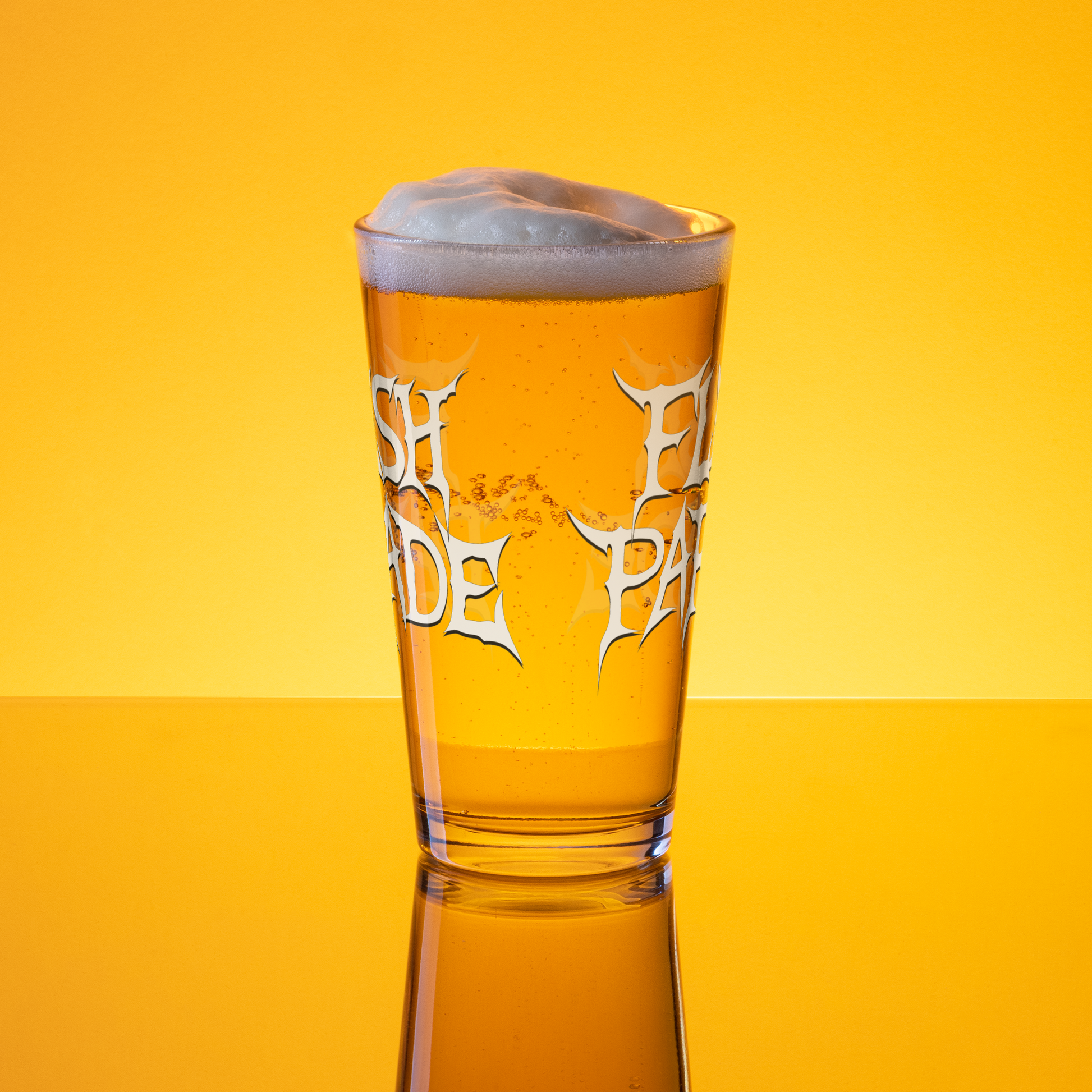 Flesh Parade "Classic Logo" Pint Glass - Mainstay Entertainment