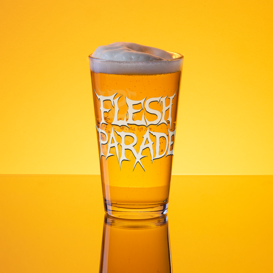 Flesh Parade "Classic Logo" Pint Glass - Mainstay Entertainment