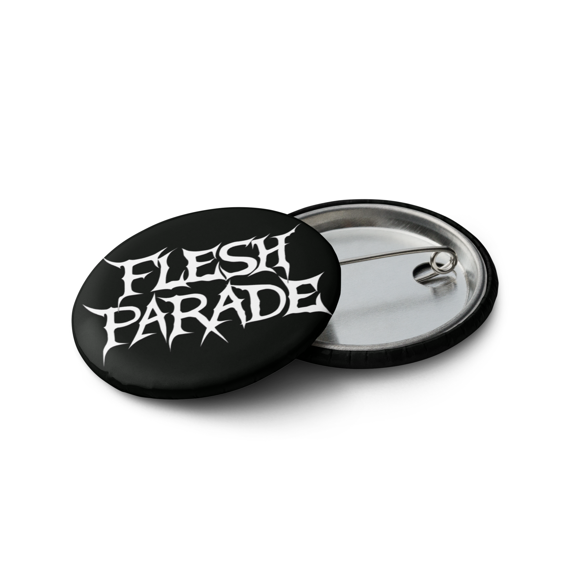 Flesh Parade "Classic Logo" Set of (5) Buttons - Mainstay Entertainment