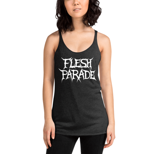 Flesh Parade "Classic Logo" Women's Racerback Tank - Mainstay Entertainment