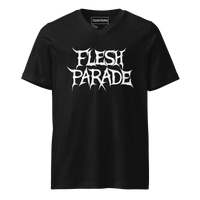 Flesh Parade "Classic Logo" Women's V-Neck Shirt - Mainstay Entertainment