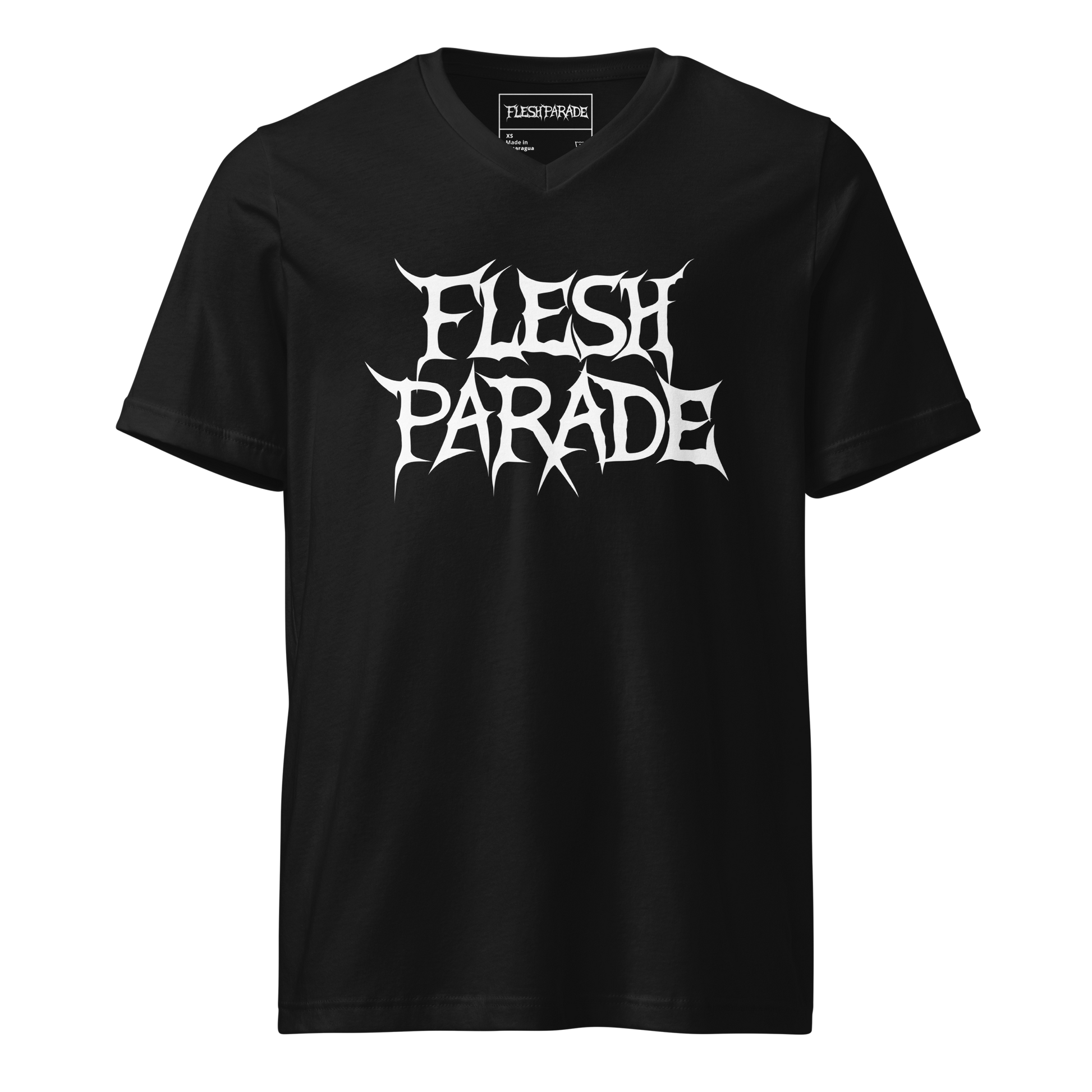 Flesh Parade "Classic Logo" Women's V-Neck Shirt - Mainstay Entertainment