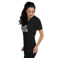 Flesh Parade "Classic Logo" Women's V-Neck Shirt - Mainstay Entertainment