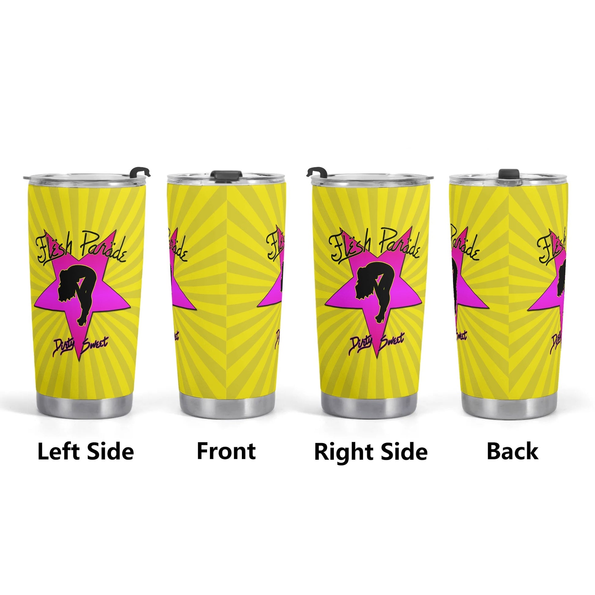 Flesh Parade "Dirty Sweet" 20 oz. Tumbler - Mainstay Entertainment