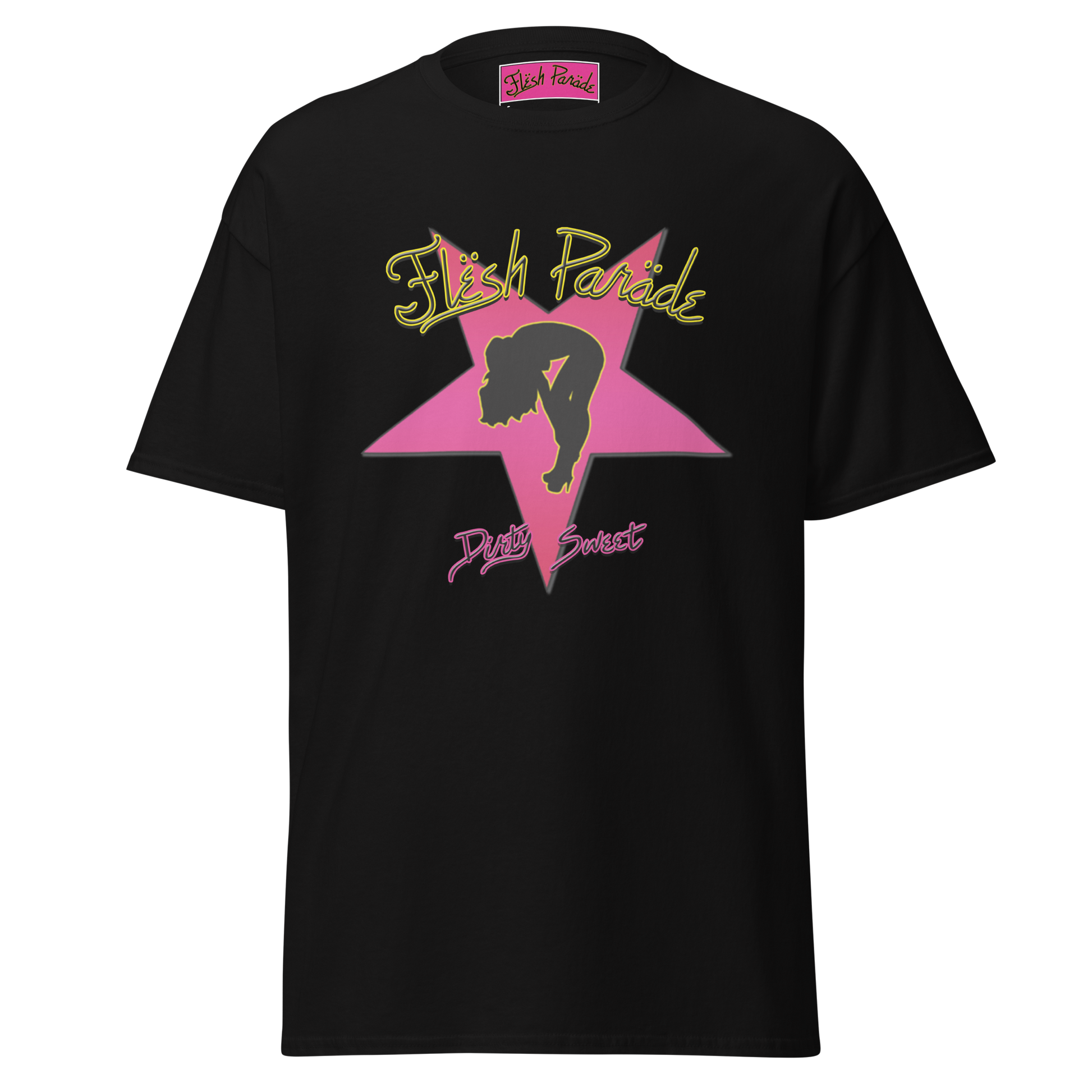 Flesh Parade "Dirty Sweet" Black Shirt - Mainstay Entertainment