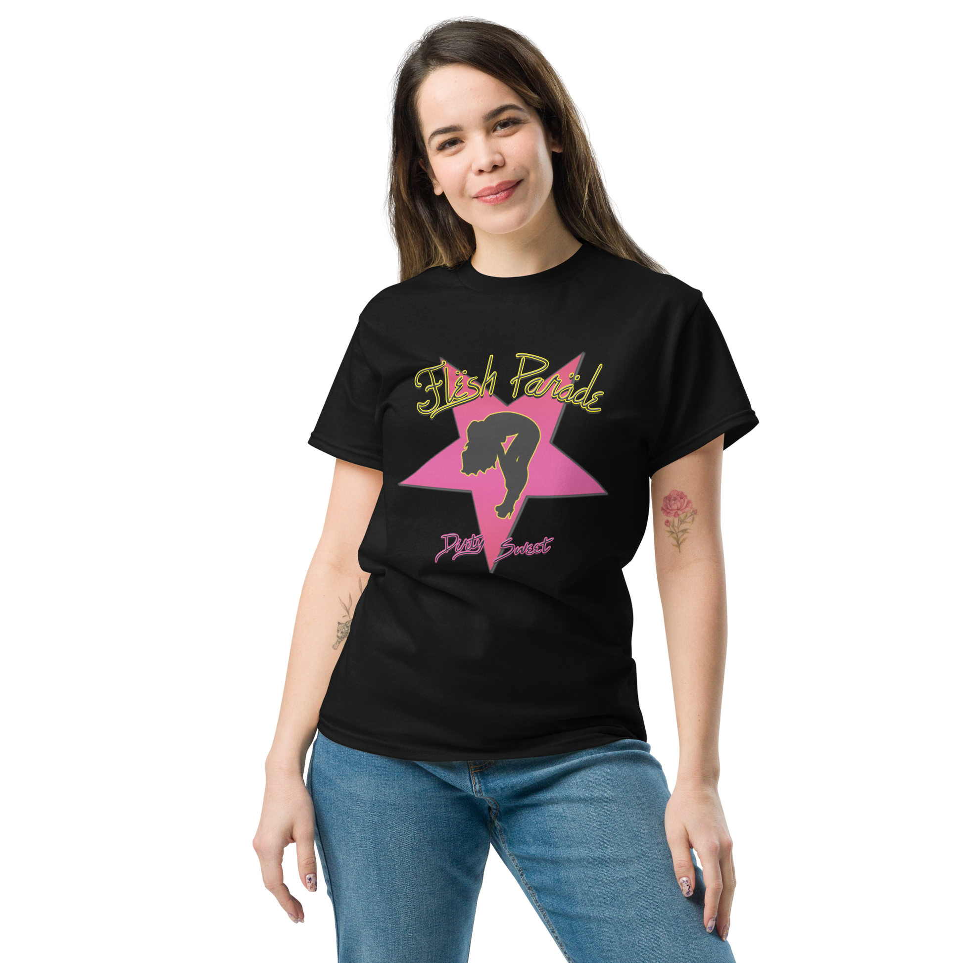 Flesh Parade "Dirty Sweet" Black Shirt - Mainstay Entertainment