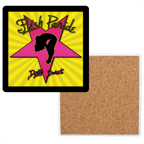 Flesh Parade "Dirty Sweet" Ceramic Coasters - Mainstay Entertainment