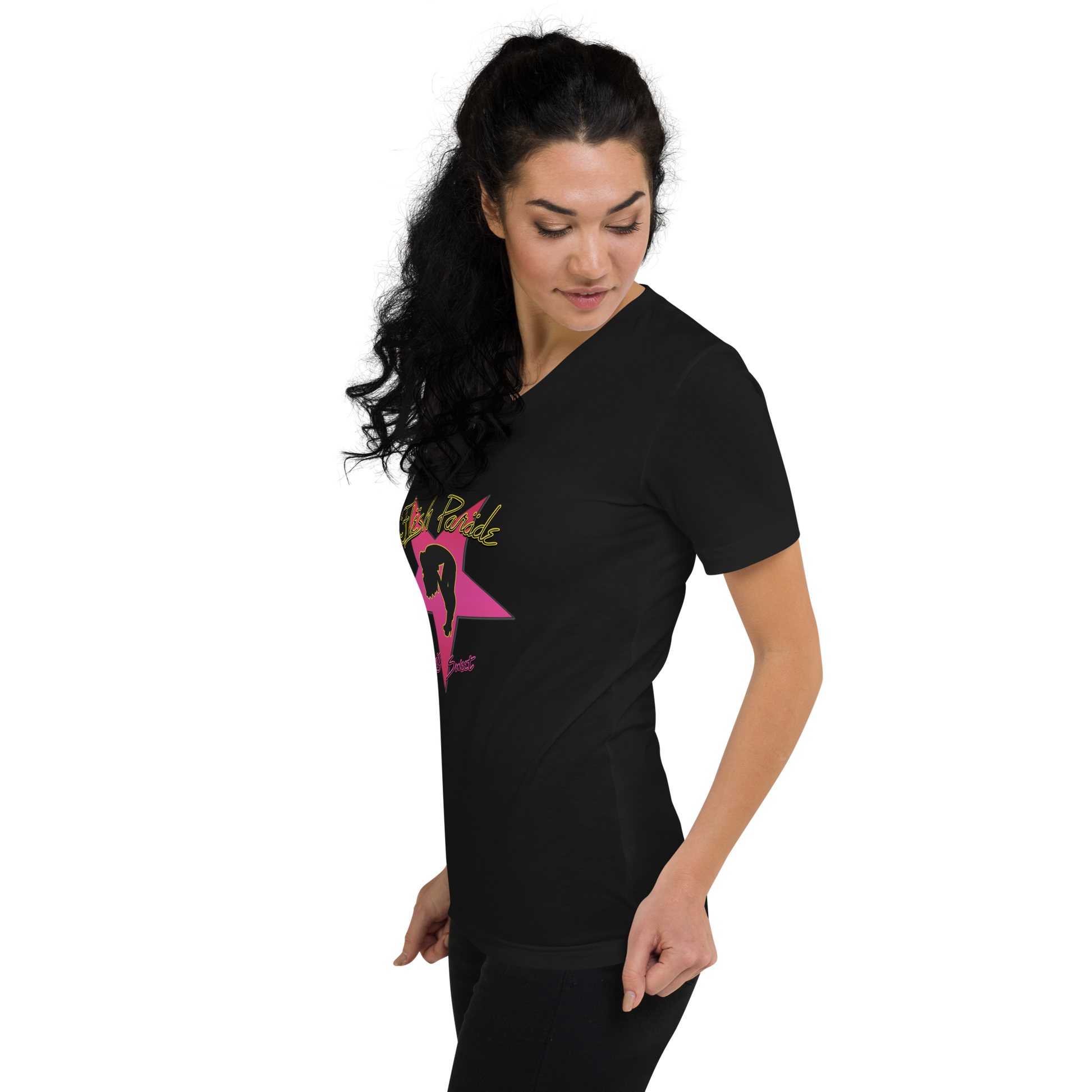 Flesh Parade "Dirty Sweet" Women's V-Neck Shirt - Mainstay Entertainment