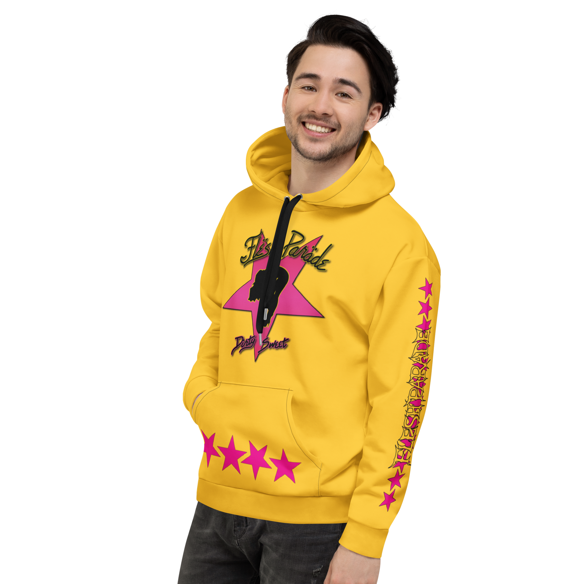 Flesh Parade "Dirty Sweet" Yellow Pullover Hoodie - Mainstay Entertainment