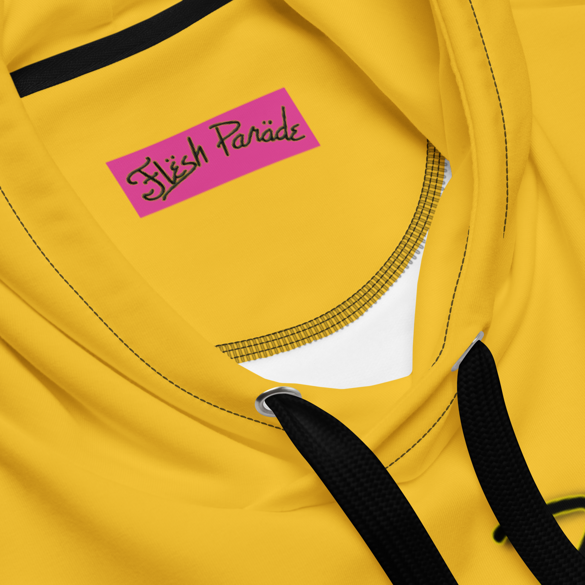 Flesh Parade "Dirty Sweet" Yellow Pullover Hoodie - Mainstay Entertainment