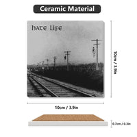 Flesh Parade "Hate Life" Ceramic Coasters - Mainstay Entertainment