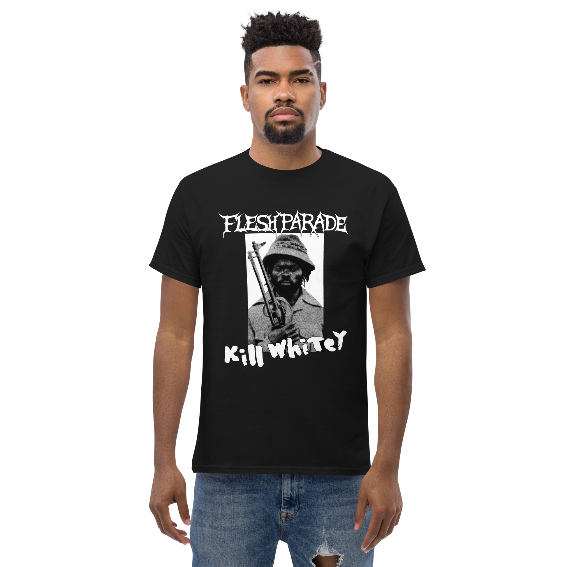 Flesh Parade "Kill Whitey" Gunman Shirt - Mainstay Entertainment