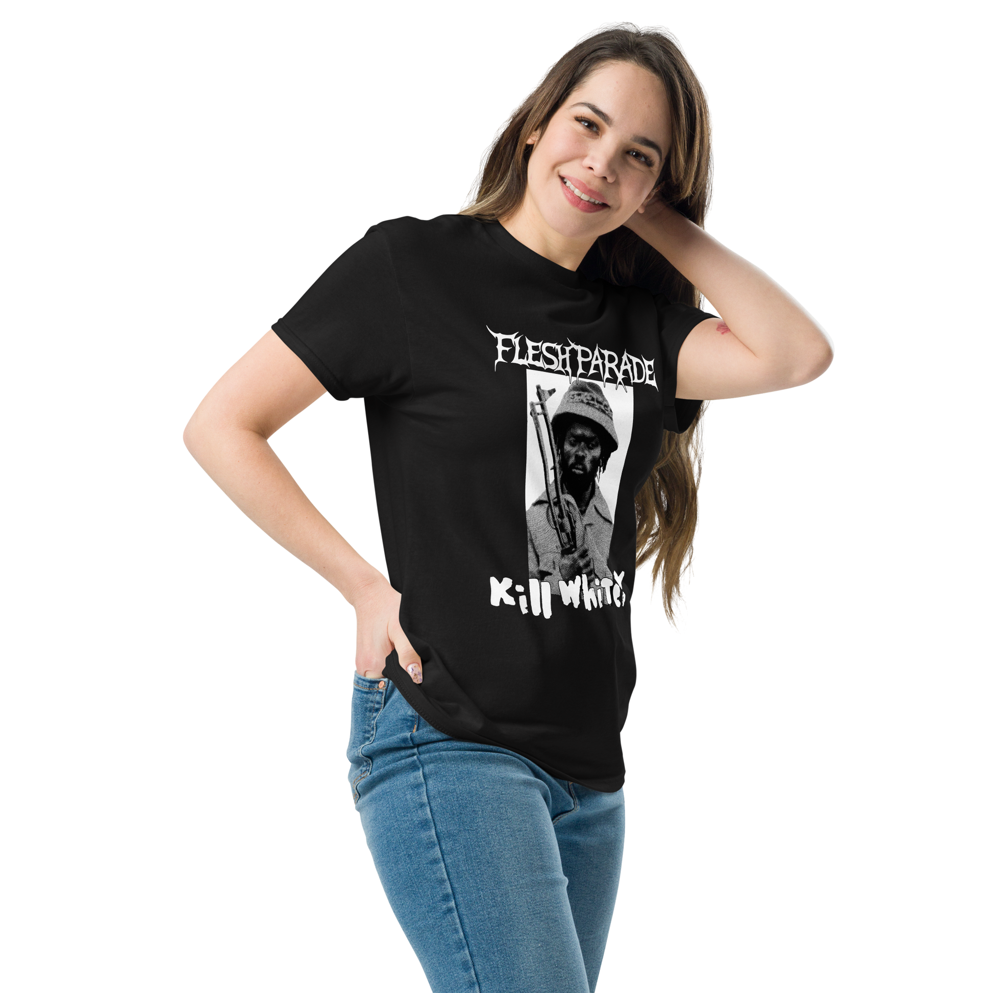 Flesh Parade "Kill Whitey" Gunman Shirt - Mainstay Entertainment
