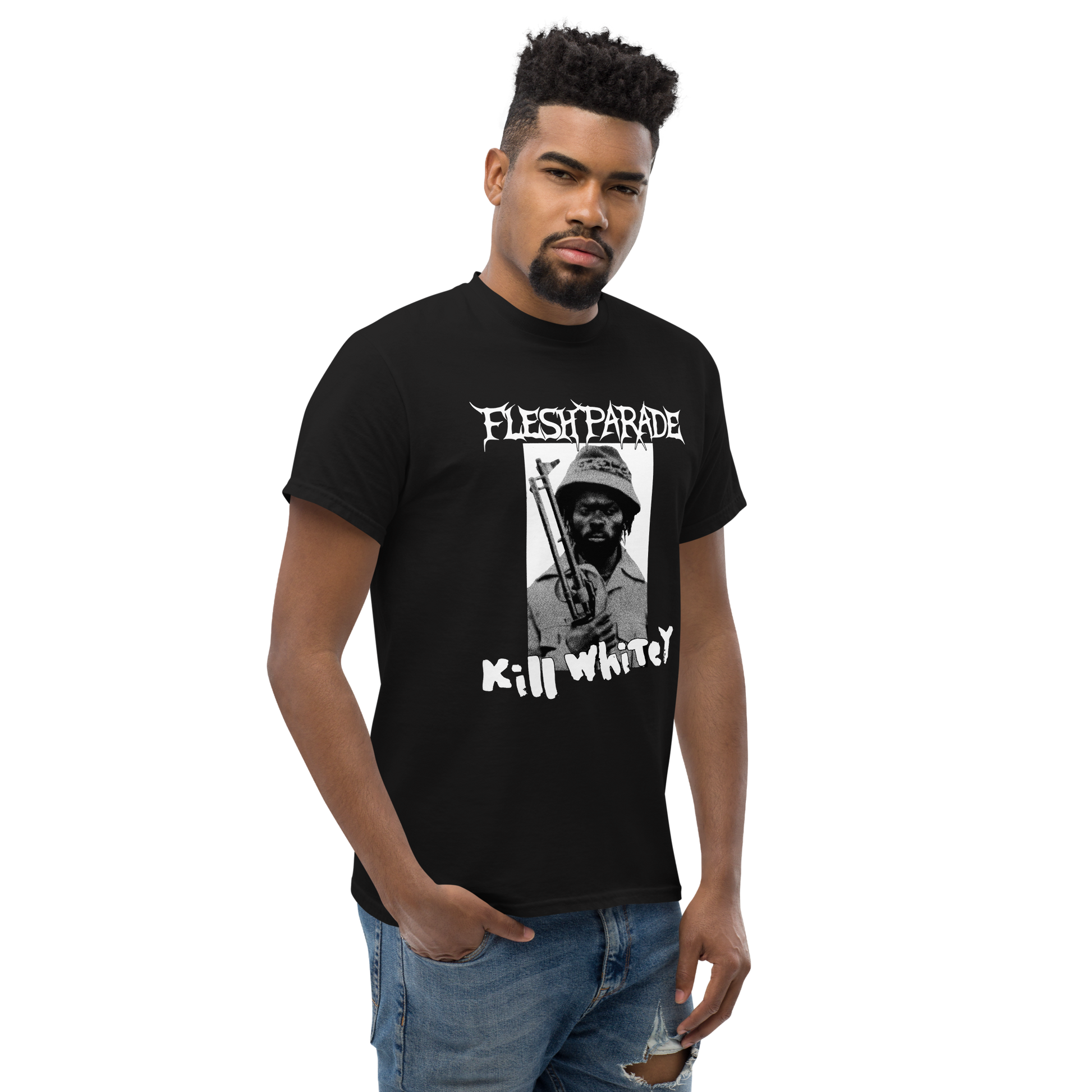 Flesh Parade "Kill Whitey" Gunman Shirt - Mainstay Entertainment