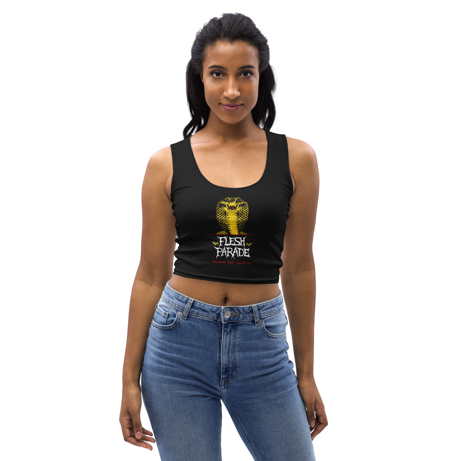 Flesh Parade "King Cobra" Women's Crop Top - Mainstay Entertainment