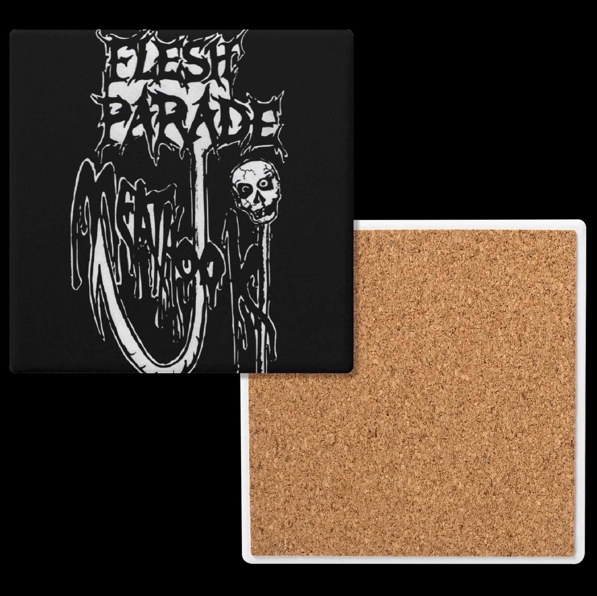 Flesh Parade "Meathook" V1 Ceramic Coasters - Mainstay Entertainment