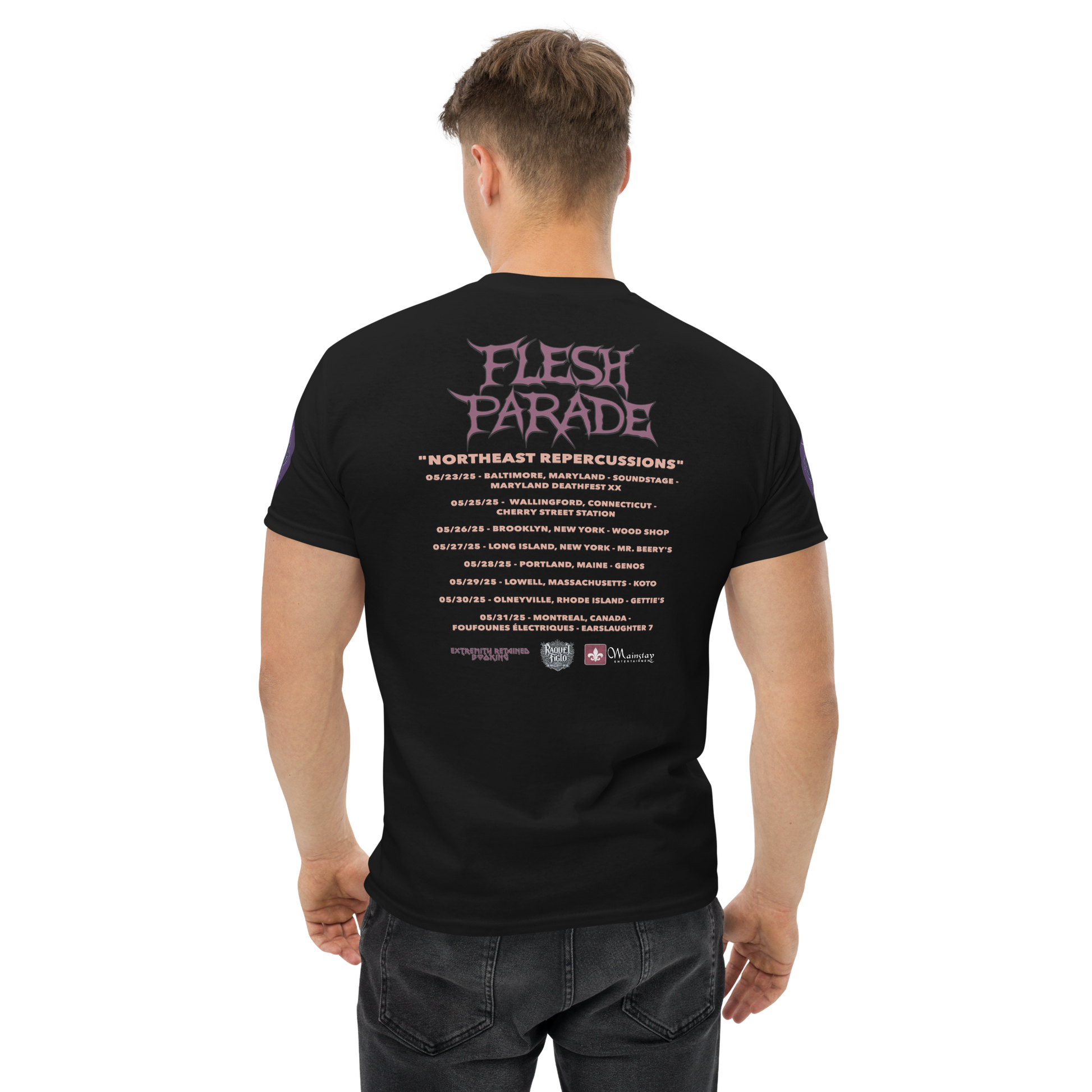 Flesh Parade "Northeast Repercussions" Tour Shirt - Mainstay Entertainment