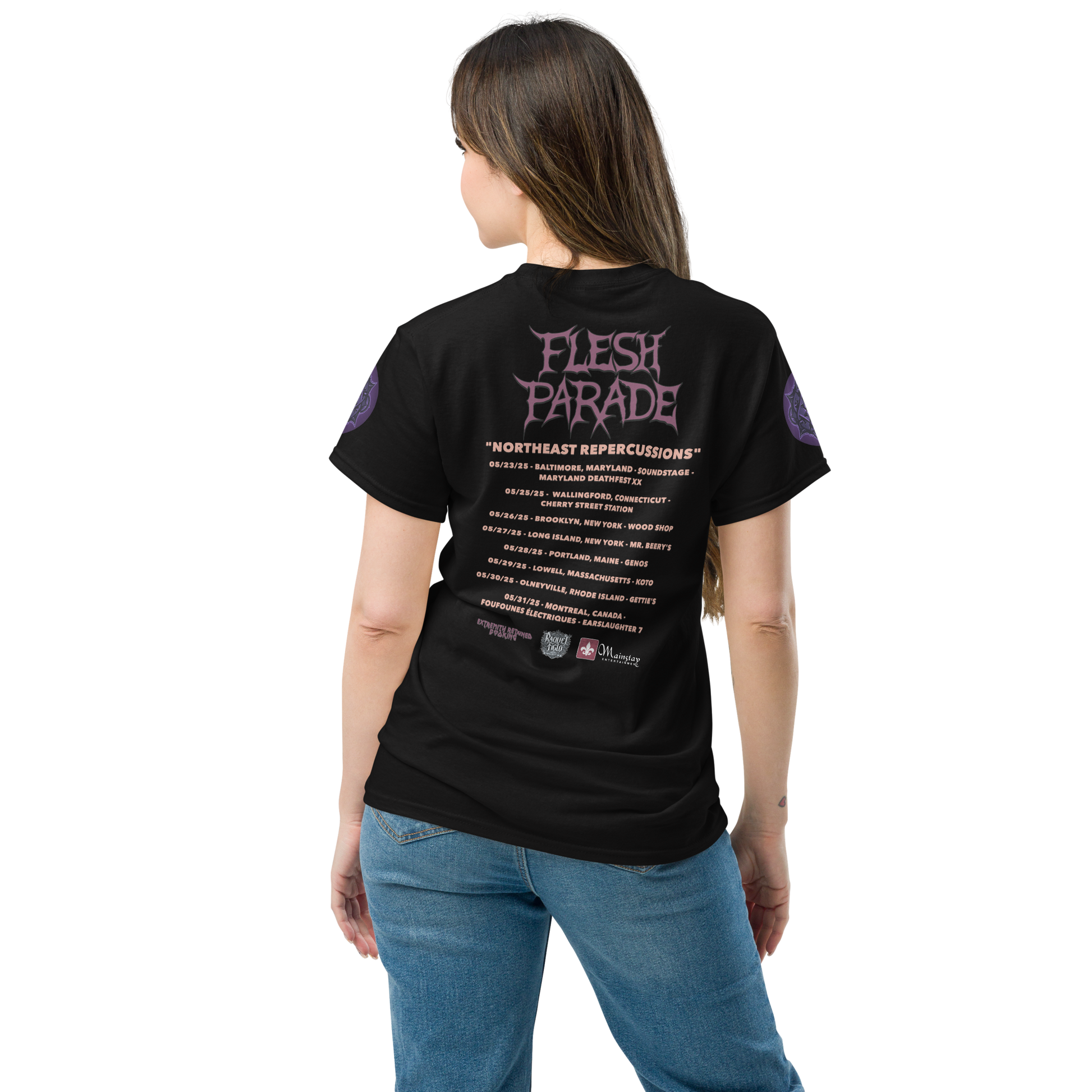 Flesh Parade "Northeast Repercussions" Tour Shirt - Mainstay Entertainment