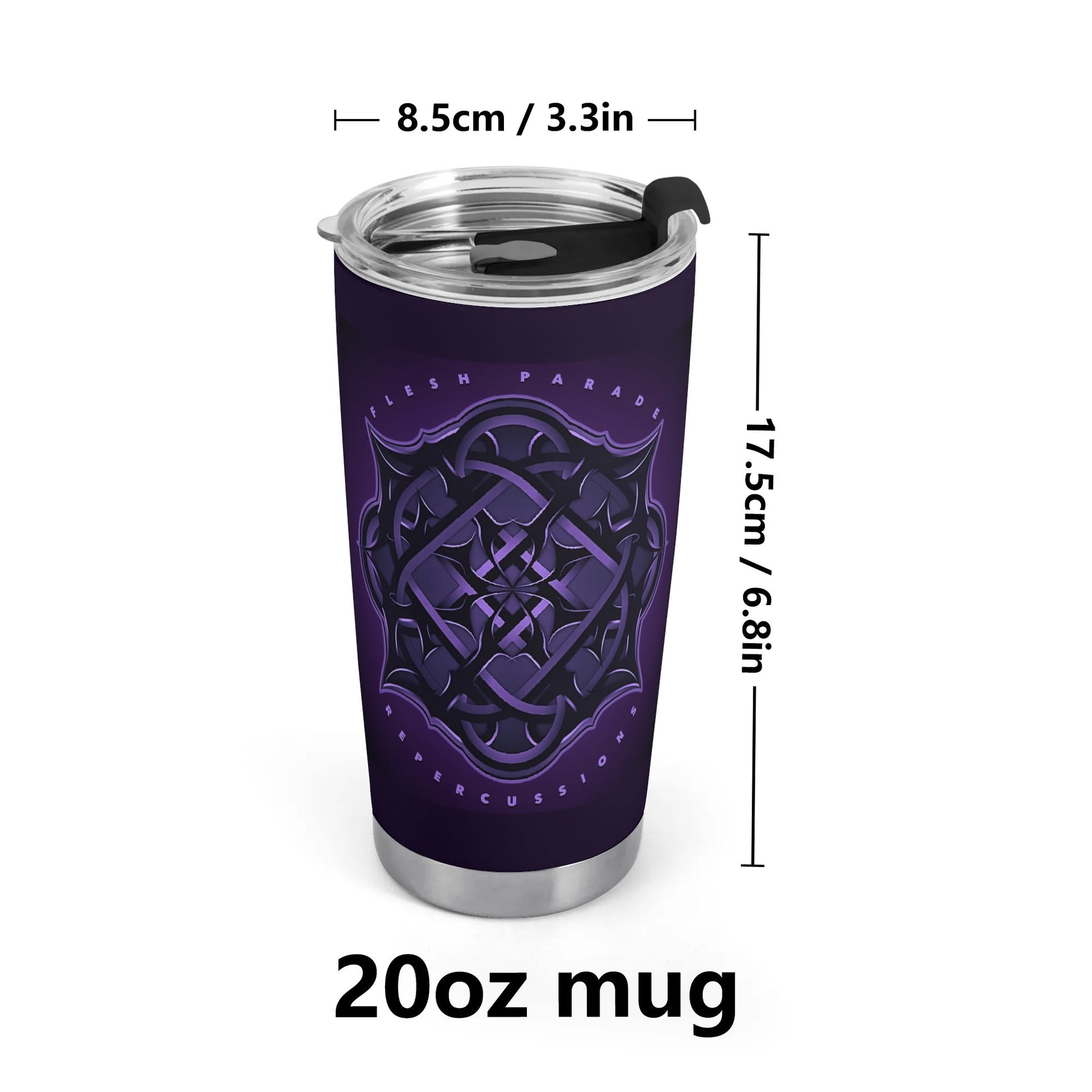 Flesh Parade "Repercussions" 20 oz. Tumbler - Mainstay Entertainment
