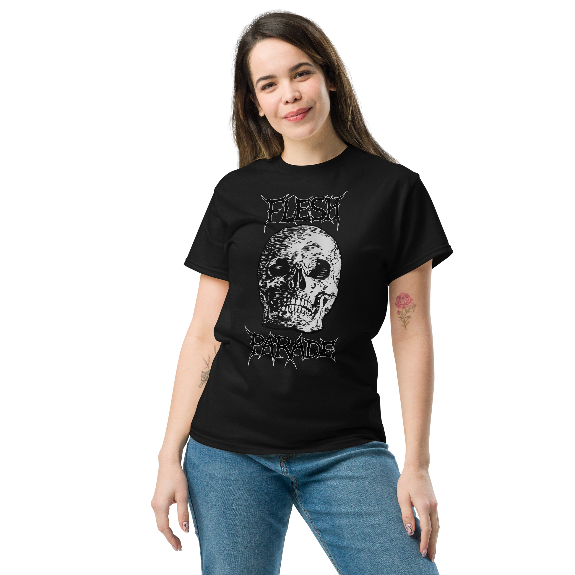 Flesh Parade "Skull" Shirt (Choose Color) - Mainstay Entertainment