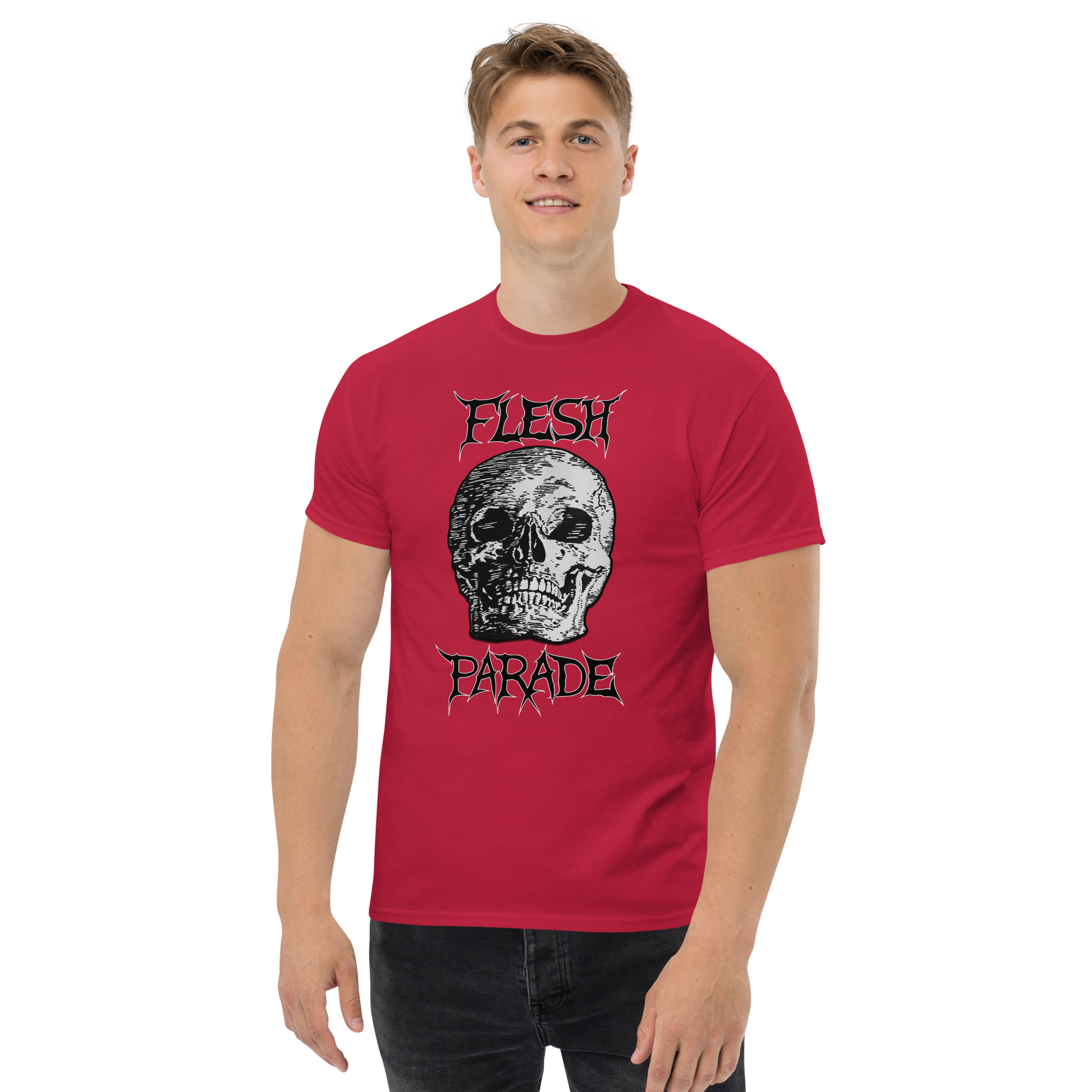 Flesh Parade "Skull" Shirt (Choose Color) - Mainstay Entertainment