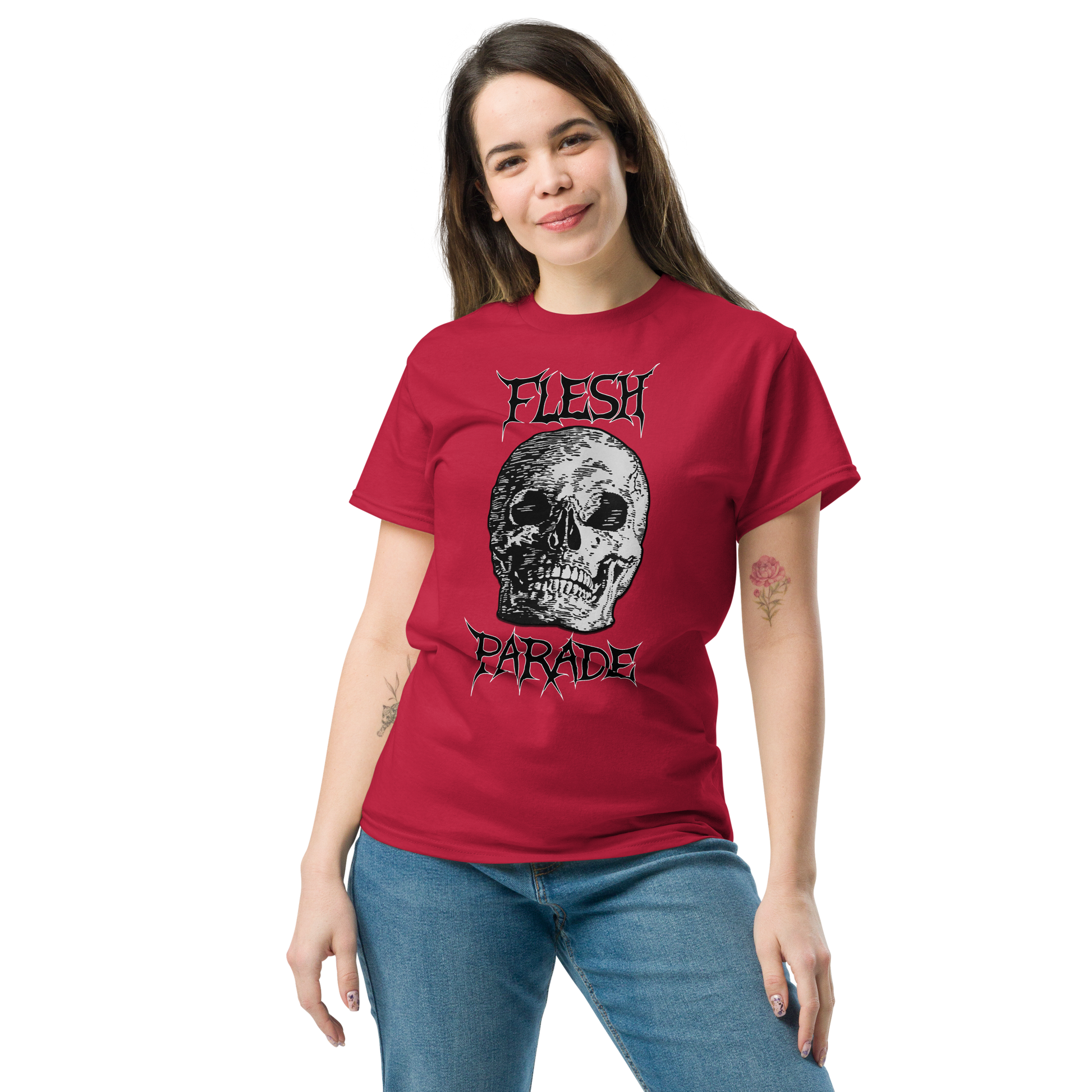 Flesh Parade "Skull" Shirt (Choose Color) - Mainstay Entertainment