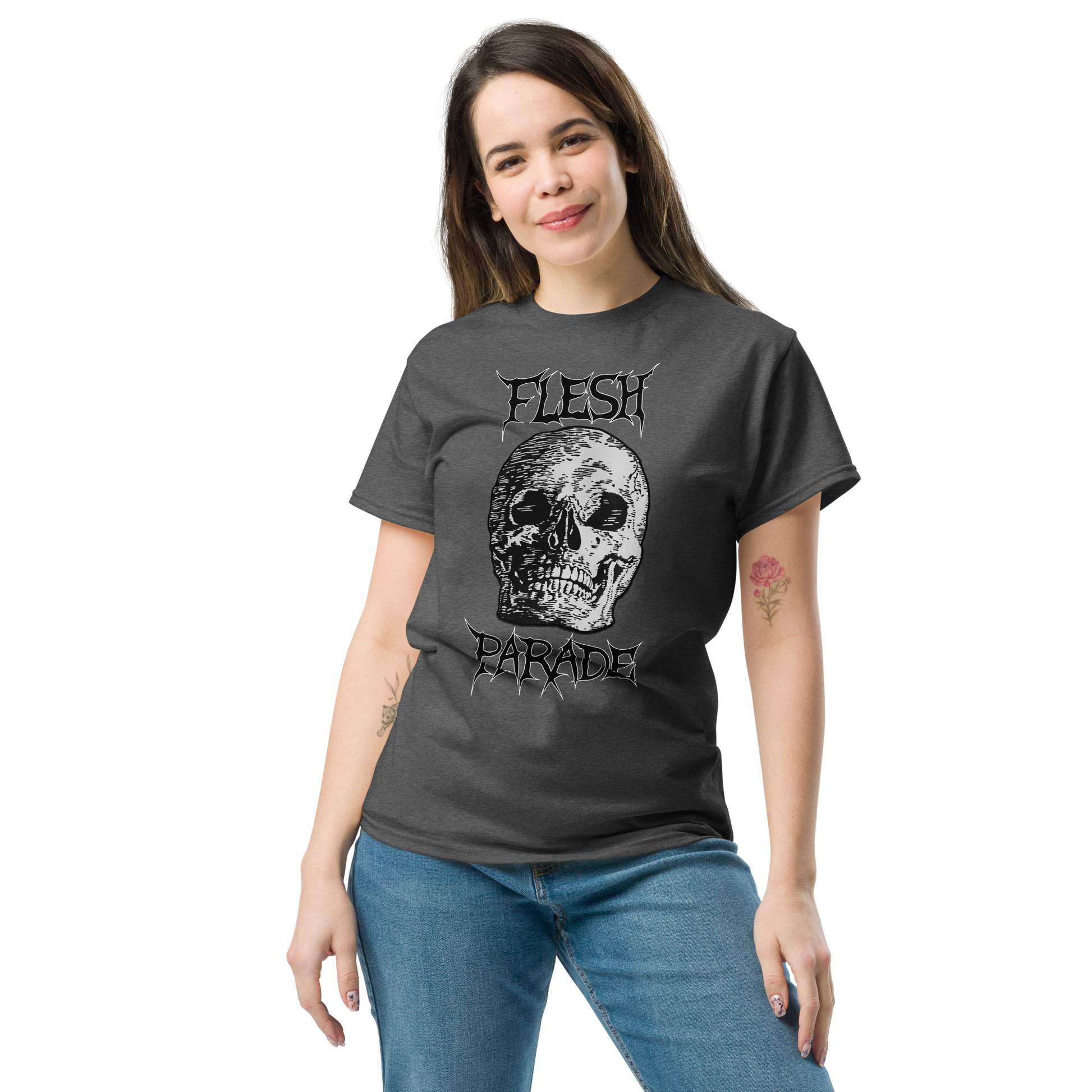 Flesh Parade "Skull" Shirt (Choose Color) - Mainstay Entertainment