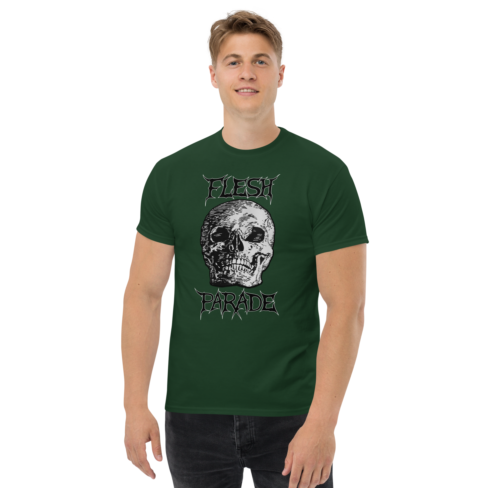 Flesh Parade "Skull" Shirt (Choose Color) - Mainstay Entertainment