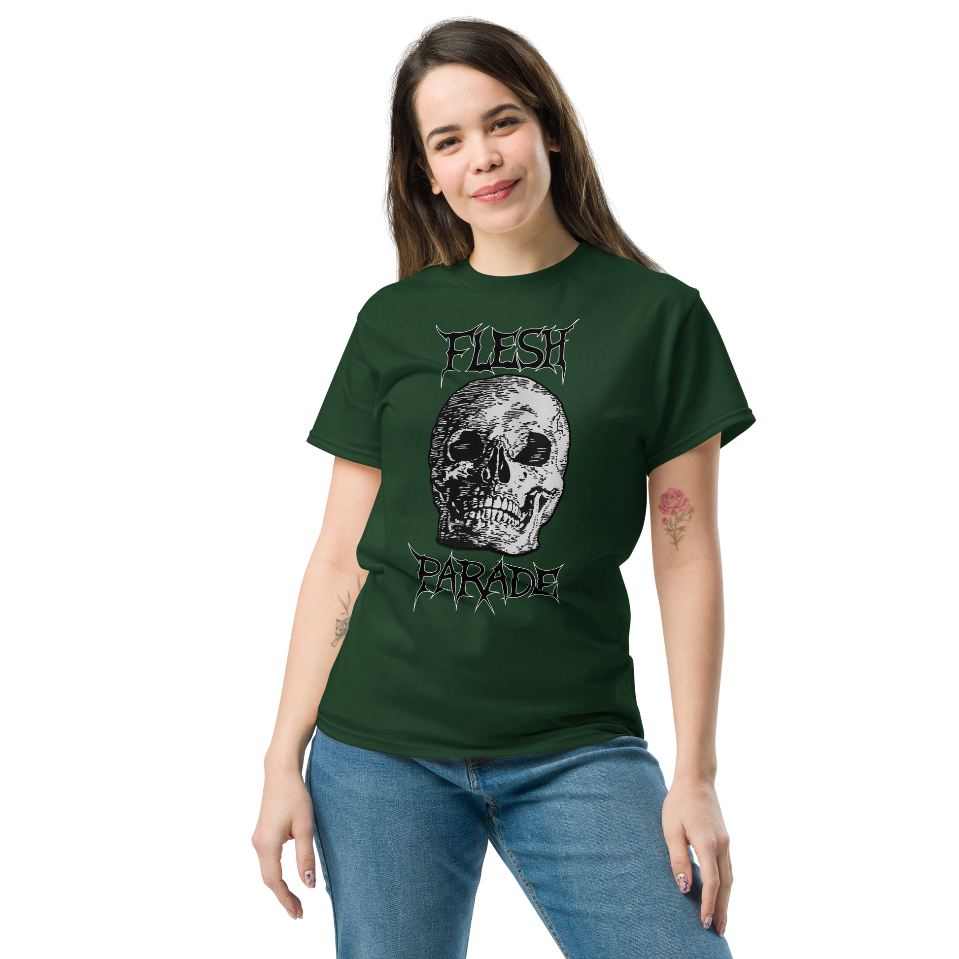 Flesh Parade "Skull" Shirt (Choose Color) - Mainstay Entertainment