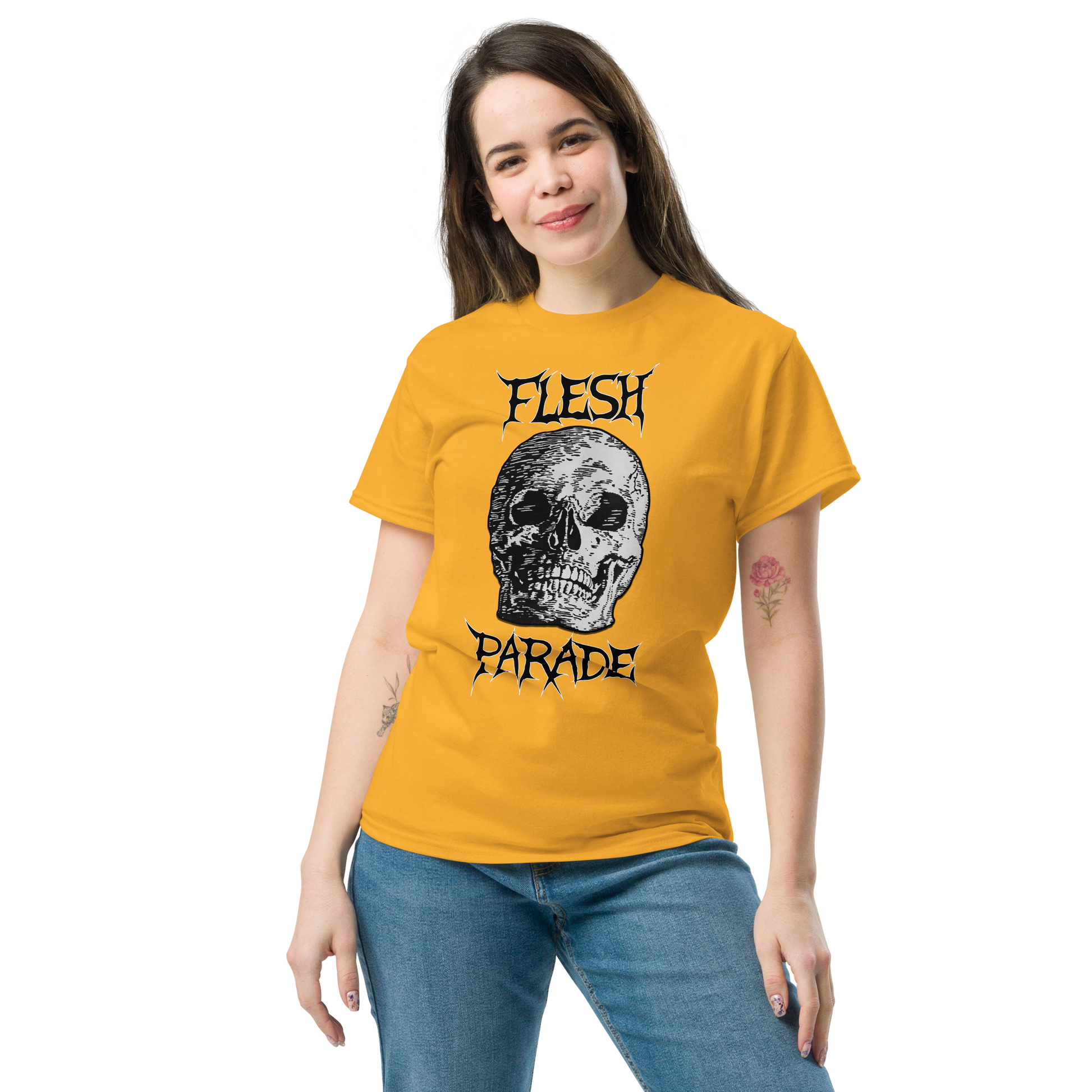 Flesh Parade "Skull" Shirt (Choose Color) - Mainstay Entertainment